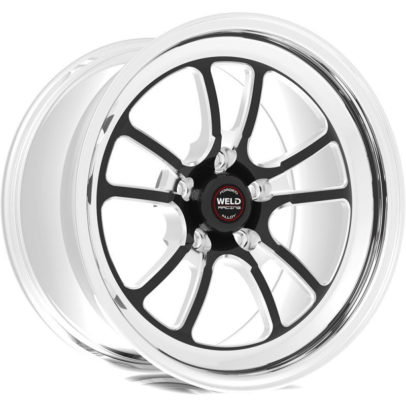 Weld S70 17x9.5 / 5x4.75in BP / 6.7in. BS Black Wheel (High Pad) - Non-Beadlock