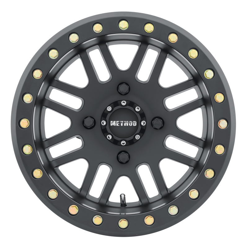 Method MR406 UTV Beadlock 15x10 5+5/-2mm Offset 4x156 132mm CB Matte Black w/BH-H24100 Wheel