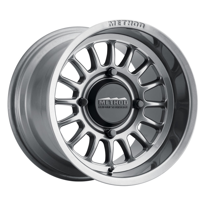 Method MR411 15x10 6+4/+25mm Offset 4x136 106.25mm CB Gloss Titanium Wheel