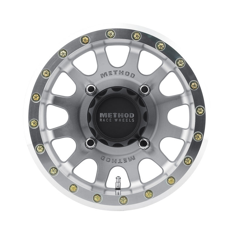 Method MR401 UTV Beadlock 15x7 4+3/+13mm Offset 4x156 132mm CB Raw Machined w/BH-H24100 Wheel