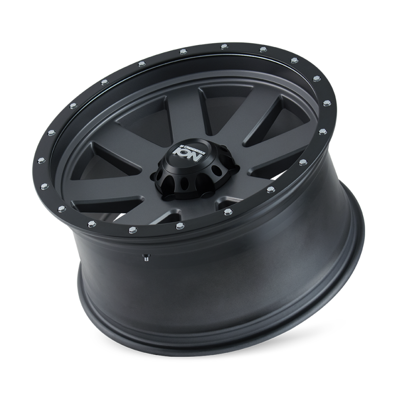 ION Type 134 18x9 / 6x135 BP / 18mm Offset / 87mm Hub Matte Gunmetal/Black Beadlock Wheel