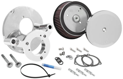 K&N Street Metal Intake System - Hammer Chrome Intake System-Harley Davidson