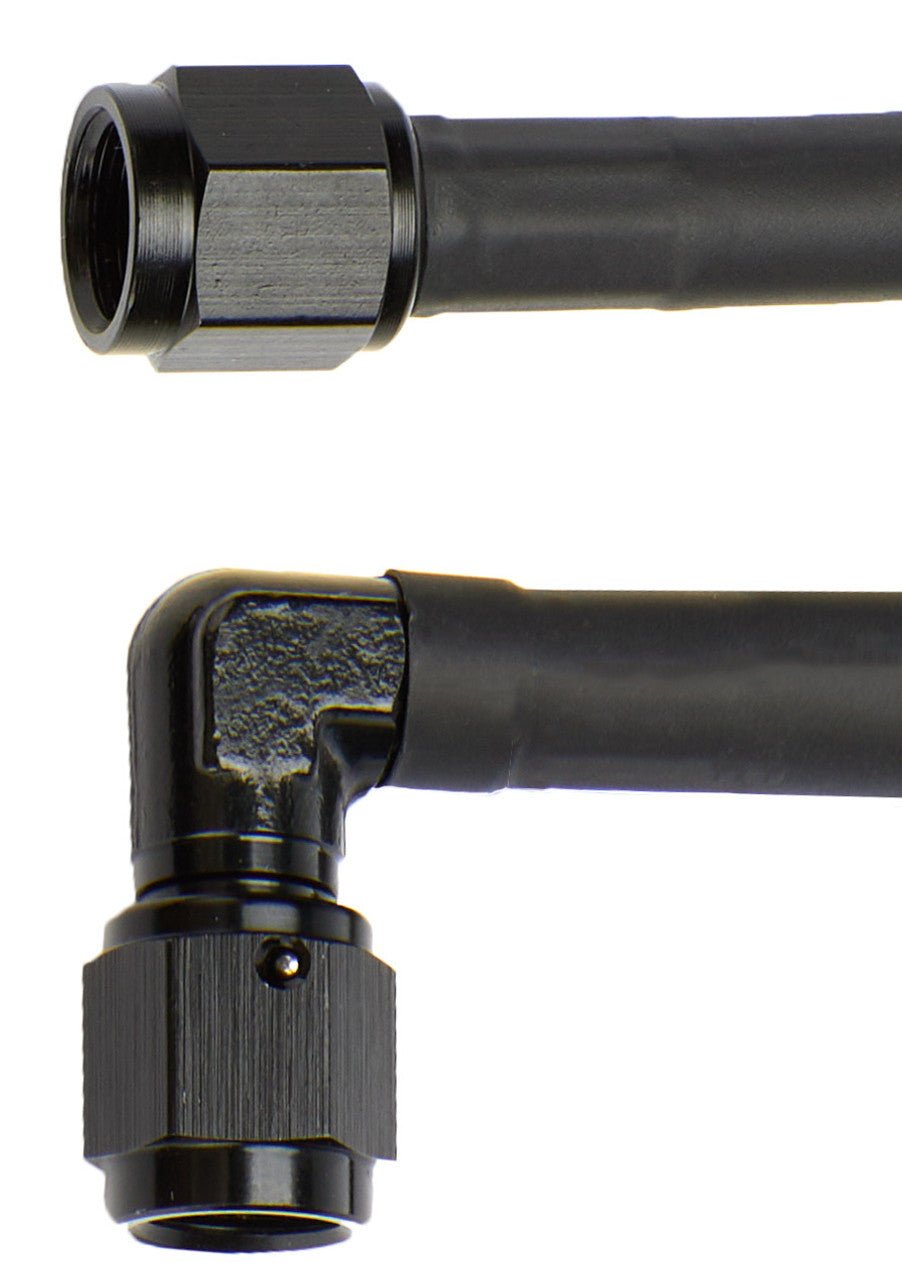 ALLSTAR PERFORMANCE
Coated Braided Line 18in #4 Hose -4 90 Degree/-4 Straight