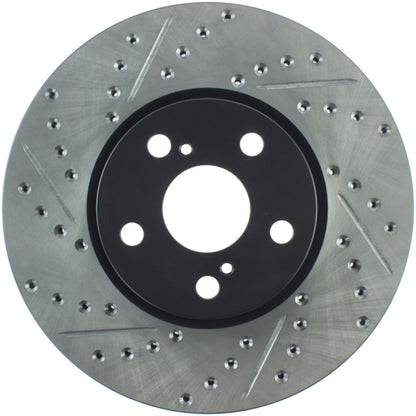 StopTech SportStop 09-10 Pontiac Vibe / 08-11 Scion xD Slotted & Drilled Right Front Rotors