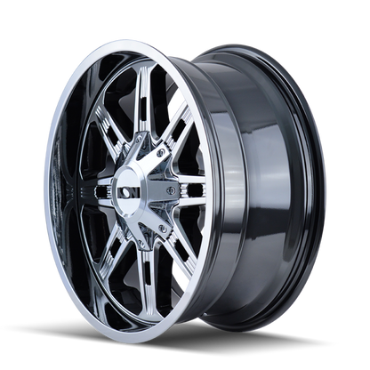 ION Type 184 17x9 / 8x165.1 BP / 18mm Offset / 130.8mm Hub Chrome Wheel