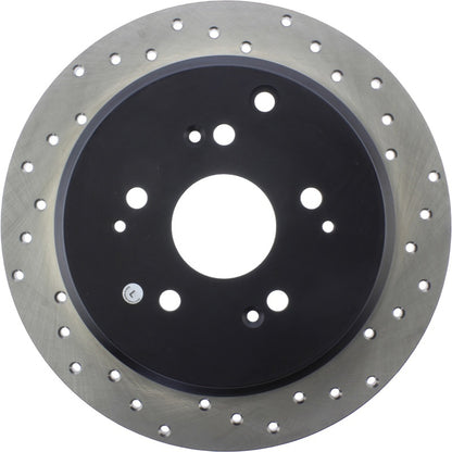 Stoptech 16-18 Honda Civic EX/LX Sedan CRYO Slotted & Drilled Rear Left Rotor