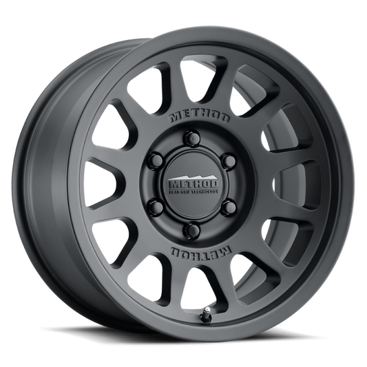 Method MR703 17x8.5 0mm Offset 6x120 67mm CB Matte Black Wheel
