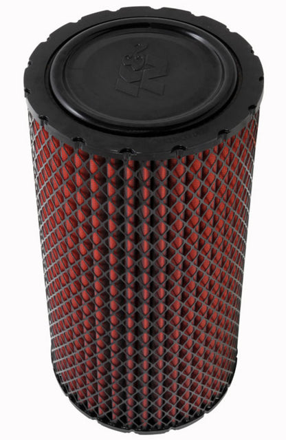 K&N Round Radial Seal 9-1/4in OD 5-15/16in ID 24in H Replacement Air Filter - HDT