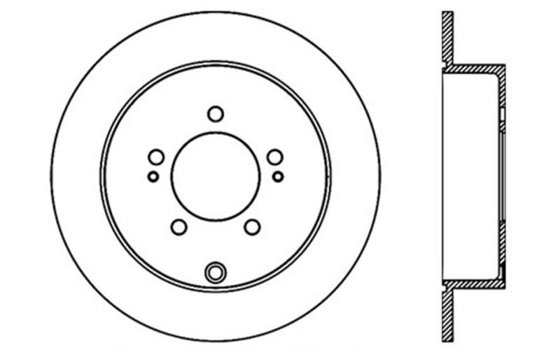 StopTech Drilled Sport Brake Rotor