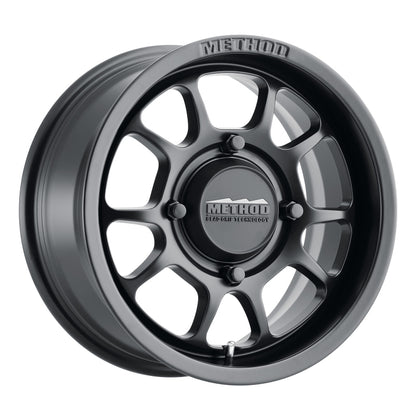 Method MR409 15x7 4+3/+13mm Offset 4x136 106.25mm CB Matte Black Wheel