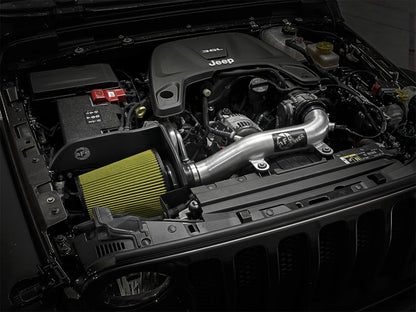 aFe MagnumFORCE Stage-2 XP PG7 Cold Air Intake System w/Alum Tubing 2018+ Jeep Wrangler (JL) V6 3.6L