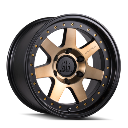 Mayhem 8300 Prodigy 17x9 / 6x139.7 BP / -6mm Offset / 106mm Hub Matte Black w/ Bronze Tint Wheel