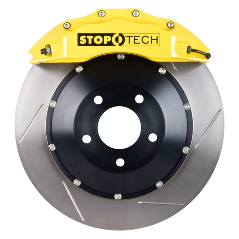 StopTech 07-08 G35/08-13 G37 / 09-12 370Z Front BBK w/ Yellow ST-60 Calipers Slotted 355x32mm Rotor