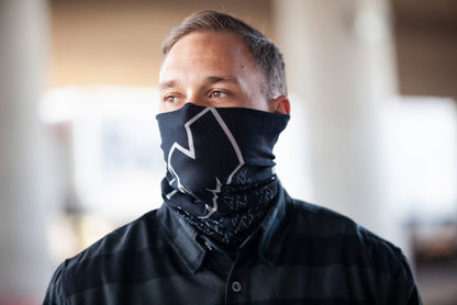 AEM Neck Gaiter - Black/Gray