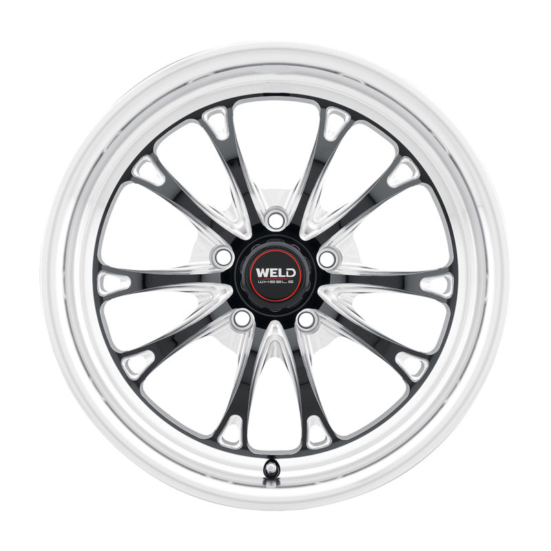 Weld S157 17X10 Belmont Drag 5X114.3 ET01 BS5.50 Gloss Black MIL Dia 78.1