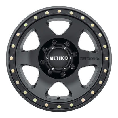 Method MR310 Con6 17x8.5 0mm Offset 8x6.5 130.81mm CB Matte Black Wheel