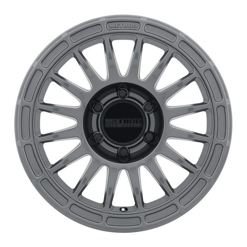 Method MR314 17x7.5 +24mm Offset 6x4.5 66.1mm CB Gloss Titanium Wheel