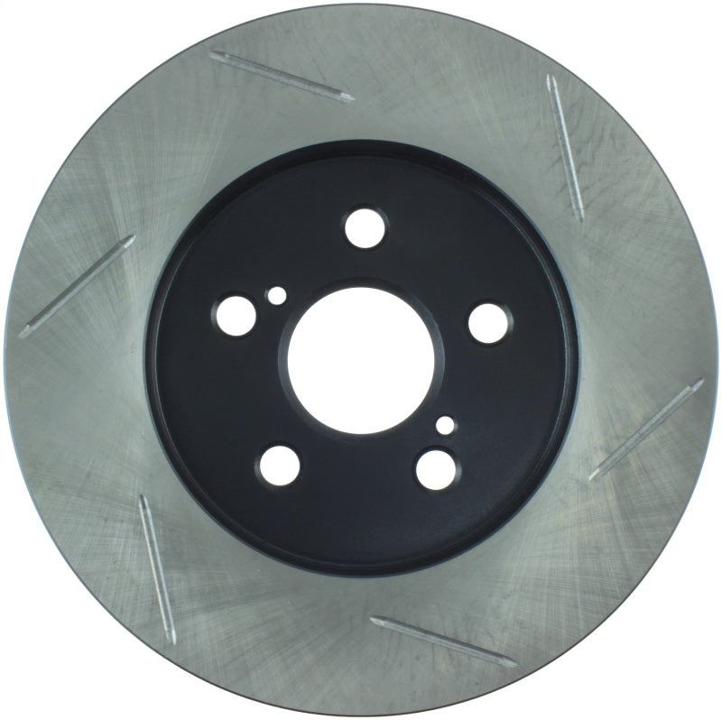 StopTech 09-11/14-15 Toyota Corolla / 10-15 Toyota Prius Rear Right Sport Slotted Rotor
