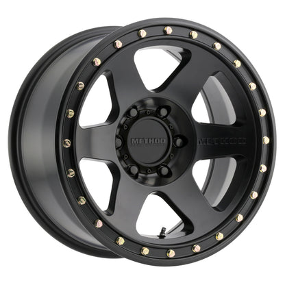 Method MR310 Con6 17x8.5 0mm Offset 6x5.5 106.25mm CB Matte Black Wheel