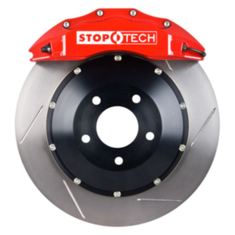 StopTech 07-08 G35/08-13 G37 / 09-12 370Z Front BBK w/ Red ST-60 Calipers Slotted 355x32mm Rotor