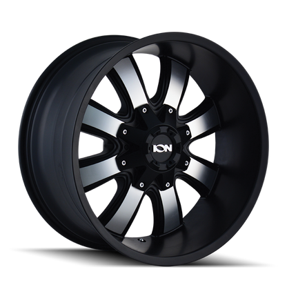 ION Type 189 17x9 / 5x127 BP / 18mm Offset / 87mm Hub Satin Black/Machined Face Wheel