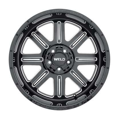 Weld Off-Road W143 17X10 Chasm 5X114.3 5X127 ET-18 BS4.75 Gloss Black MIL Windows 78.1