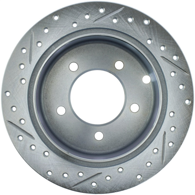 StopTech Select Sport 07-12 Chrysler Sebring Drilled / Slotted Rear Left Rotor