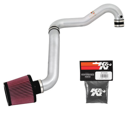 K&N Performance Intake Kit TYPHOON; HONDA CIVIC, L4-1.7L (CCA), 01-04; SILVER