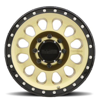 Method MR315 17x9 -12mm Offset 8x170 130.81mm CB Gold/Black Street Loc Wheel