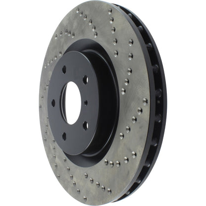 StopTech 03-08 Nissan 350Z Sportstop Cryo Drilled Left Front Rotor