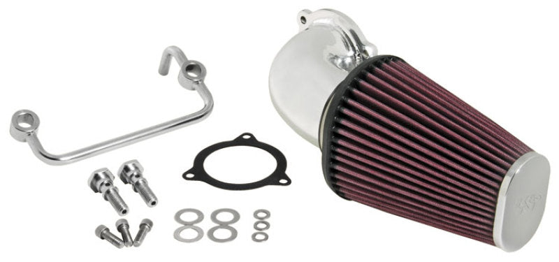 K&N 08-09 H/D Touring Models POL Aircharger Performance Intake