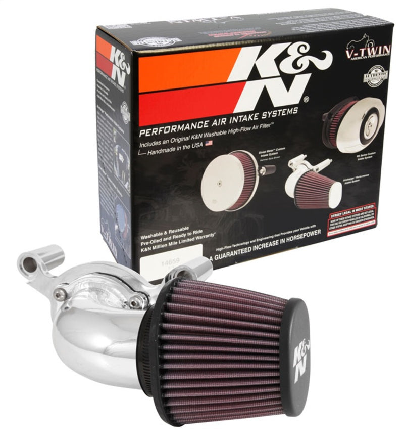K&N 08-17 Harley Davidson Touring 96 CI / 103 CI Performance Intake Kit