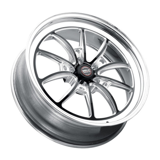 Weld S80 17x9 / 5x115 BP / 6.2in BS Black Wheel (High Pad) - Non-Beadlock