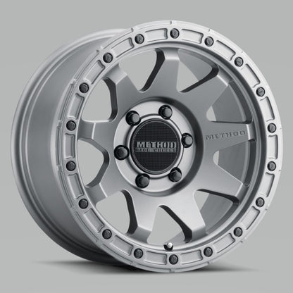 Method MR317 17x8.5 0mm Offset 6x120 67mm CB Matte Titanium Wheel