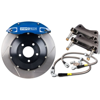 StopTech 03-05 350z (non-track) / 03-08 350z Front BBK w/ Blue ST60 355x32 Slotted Rotors
