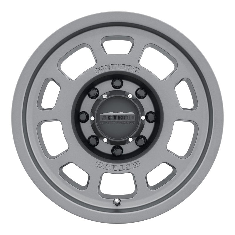Method MR705 18x9 +18mm Offset 8x6.5 130.81mm CB Titanium Wheel