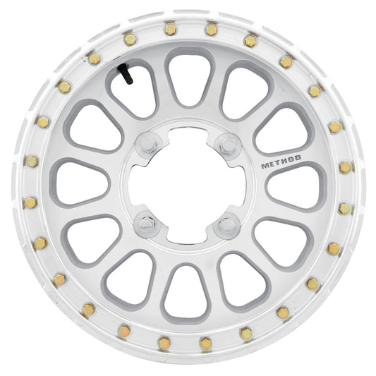 Method MR103 UTV Beadlock 17x6.5 +20mm Offset 4x156 127mm CB Raw Machined w/BH-H24125 Wheel