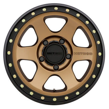 Method MR310 Con6 18x9 +18mm Offset 5x150 110.5mm CB Method Bronze/Black Street Loc Wheel