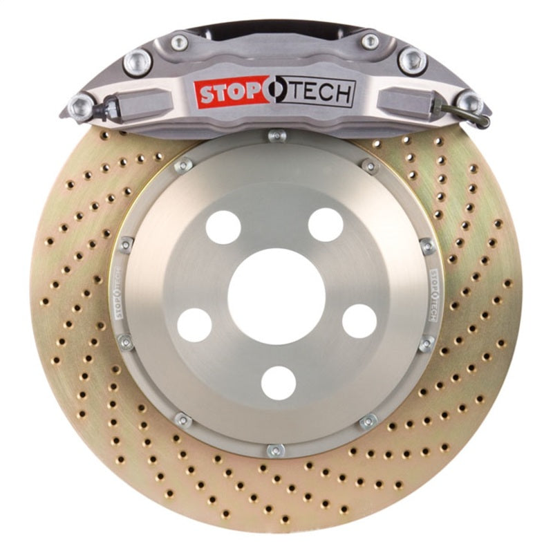 StopTech Nissan 90-96 300ZX Front Big Brake Kit Trophy ST-40 Calipers Drilled 355x32mm Zinc Rotors
