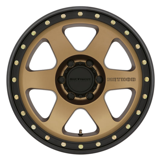Method MR310 Con6 17x8.5 0mm Offset 6x135 87mm CB Method Bronze/Black Street Loc Wheel