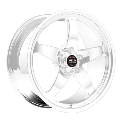 Weld S71 17x9.5 / 5x4.75 BP / 4.3in. BS Polished Wheel (Medium Pad) - Non-Beadlock