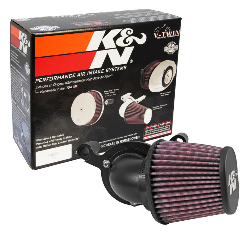 K&N 08-17 Harley Davidson Touring V-Twin Performance Intake