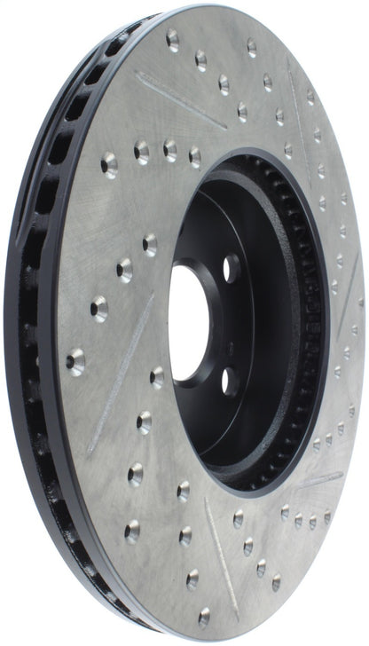 StopTech SportStop 09-10 Pontiac Vibe / 08-11 Scion xD Slotted & Drilled Right Front Rotors