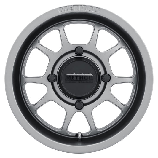 Method MR409 15x7 4+3/+13mm Offset 4x156 132mm CB Steel Grey Wheel
