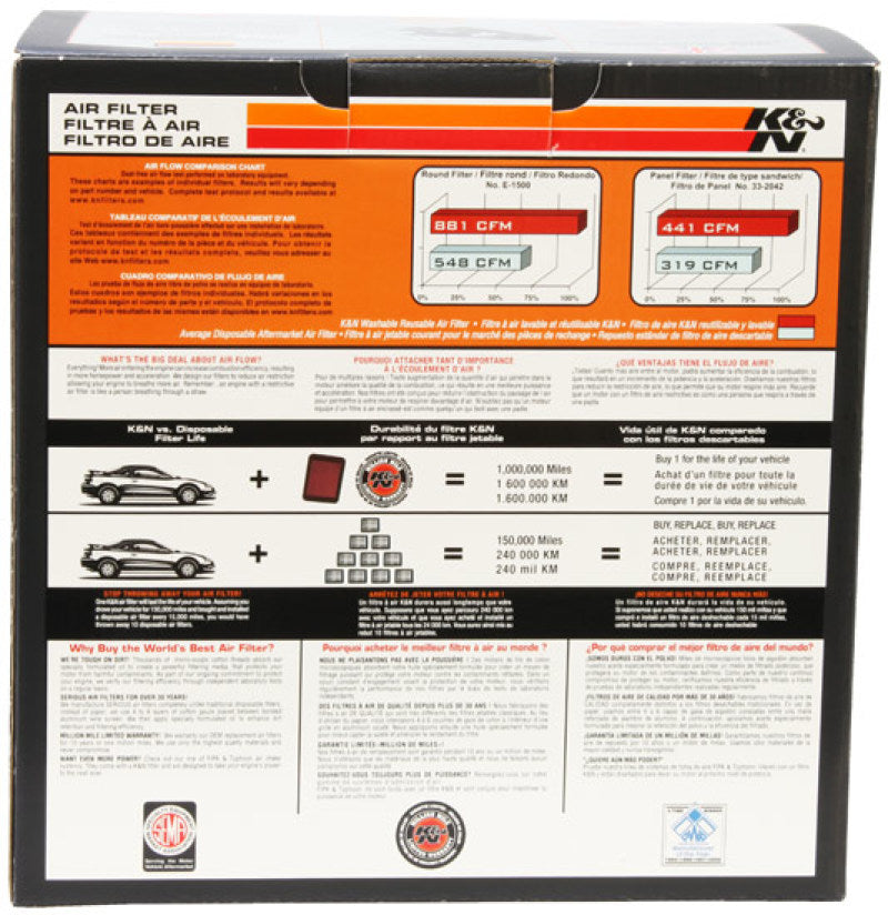 K&N Performance Intake Kit MITSUBISHI L200 2.5TD 113BHP; 01-06