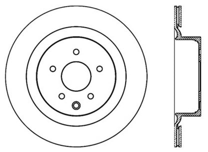 StopTech 08-09 G37 Sport 6MT / 09 370Z Sport Pkg Rear Cryo Performance Rotor