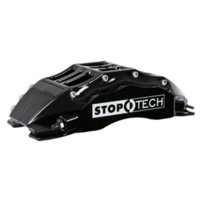 StopTech 09-10 Nissan 370Z Sport Model Only Front BBK w/ Black ST-60 Calipers Slotted 380x32mm Roto