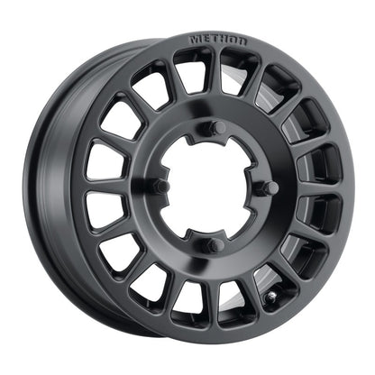 Method MR407 15x6 5+1/+51mm Offset 5x4.5 77mm CB Matte Black Wheel