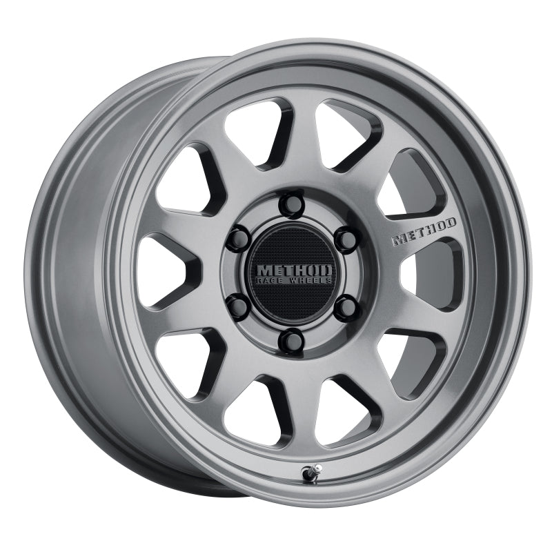 Method MR316 17x8.5 0mm Offset 6x120 67mm CB Gloss Titanium Wheel
