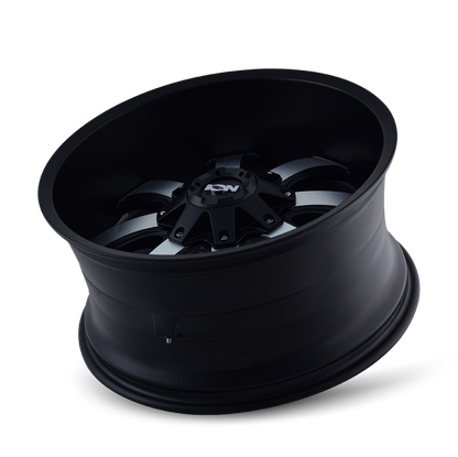 ION Type 189 18x9 / 6x135 BP / -12mm Offset / 106mm Hub Satin Black/Machined Face Wheel